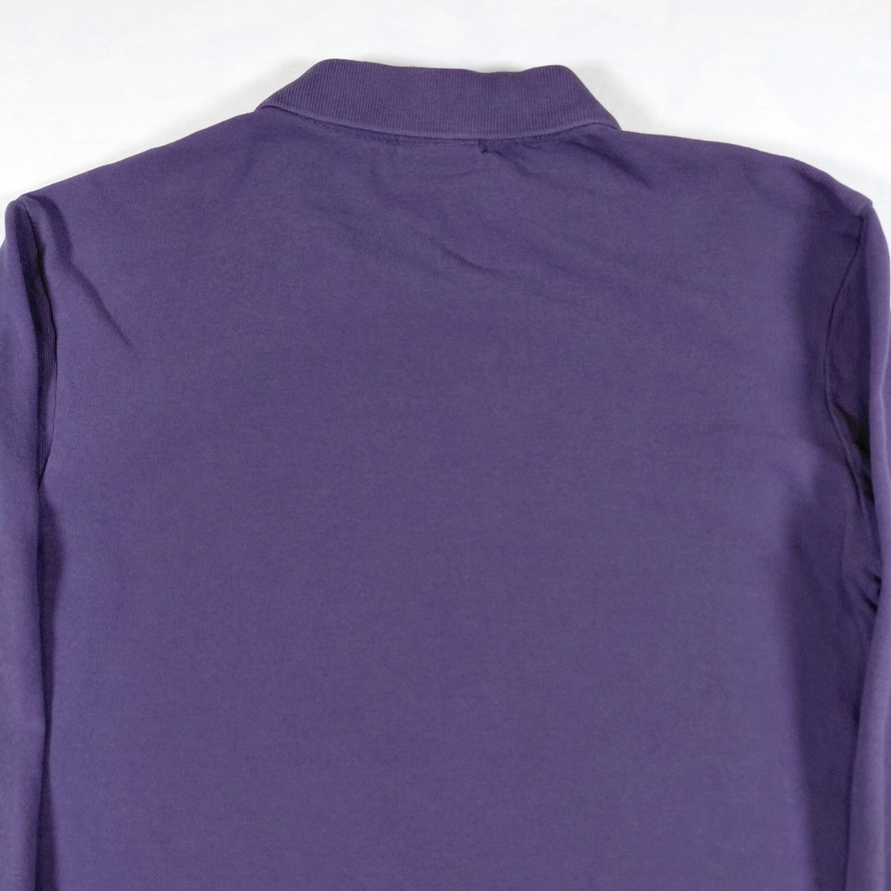 PS Paul Smith Mens Long Sleeve Zebra Logo Polo Shirt Purple Size Medium - Picture 7 of 13